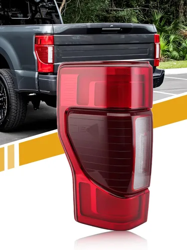 Miniatura 8 de LIDNADY Conjunto de luz trasera compatible con Ford Super Duty F250 F350 2020 2021 2022 con Punto Ciego sin modelos LED, reemplazo de lámpara Punto