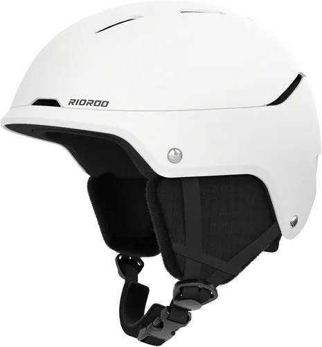 Casco de esquí para mujeres y hombres, casco de snowboard certificado de seguridad con carcasa dura de ABS a prueba de golpes para adultos y jóvenes
