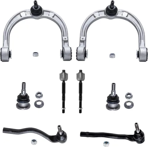 Miniatura 57 de Detroit Axle - Kit de brazos de control de extremo delantero de 8 piezas para Dodge Dakota 00-04, Durango 00-03, 4 brazos de control superior e