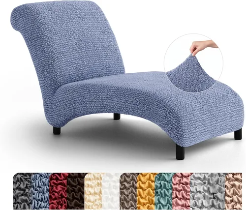 Miniatura 26 de PAULATO BY GA.I.CO. Funda para Silla de Tumbona Sin Brazos - Funda Deslizante para Silla de Tumbona - Funda para Sofá de Salón - Fundas Deslizantes