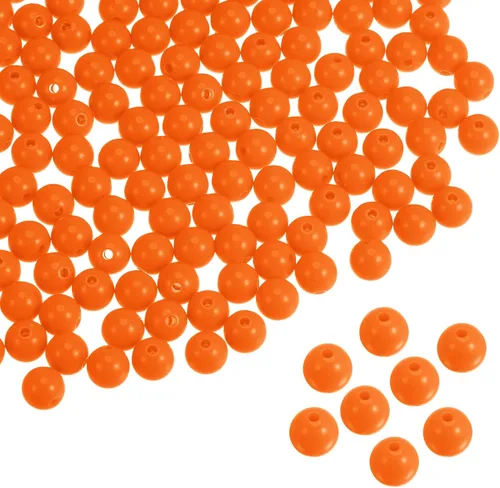 Miniatura 8 de HARFINGTON 1700 cuentas redondas acrílicas de 0.315 pulgadas (0.315 in), cuentas sueltas de burbujas para manualidades, colores dulces surtidos