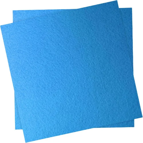 Miniatura 24 de Hojas de tela de fieltro de 6 x 6 pulgadas para manualidades, 0.039 in de grosor, papel de fieltro de colores surtidos para manualidades de costura