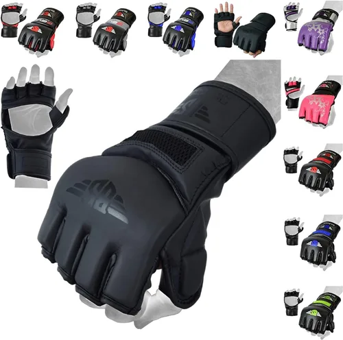 Miniatura 15 de BeSmart Guantes de Kickboxing UFC - Guantes de MMA para Sparring y Entrenamiento para Artes Marciales Mixtas, Adultos Hombres y Mujeres