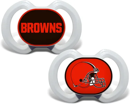 Miniatura 48 de Baby Fanatic NFL - Chupetes unisex para bebé, 2 unidades 3-Varios