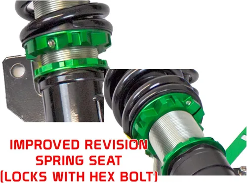 Miniatura 7 de R9-HS2-013_2 compatible con Honda Civic Coupe/Sedan (EM/ES) 2001-05 Hyper-Street II Kit de coilover con ajuste de fuerza de amortiguación de 32 vías