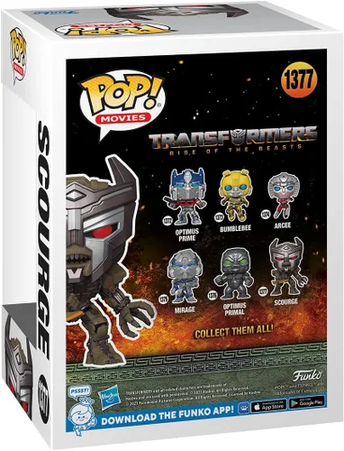 Miniatura 3 de Funko Pop! Movies: Transformers: Rise of The Beasts - Scourge - Figura de vinilo coleccionable - Idea de regalo - Producto oficial - para niños