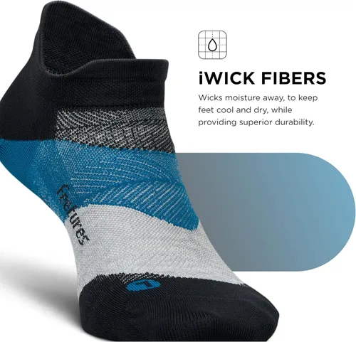 Miniatura 5 de Feetures Calcetines tobilleros acolchados Elite Ultra Light - Calcetines deportivos con compresión dirigida