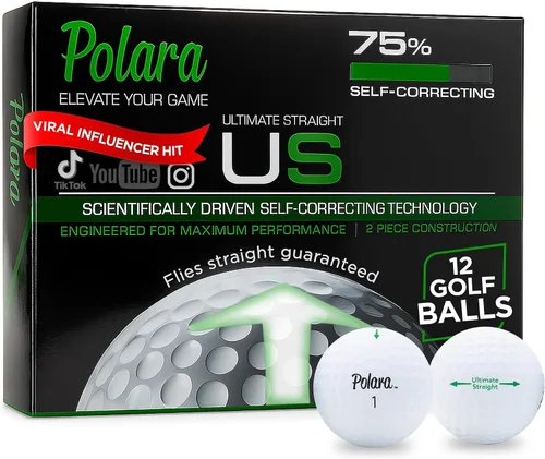 Miniatura 13 de Polara Self-Correcting Golf Balls – High-Performance Golf Balls with Soft Feel, Anti-Slice & Hook Correction, Exceeds USGA Limits, Dimple Design for