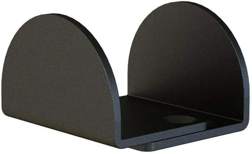 Miniatura 9 de JUBEST Guía de piso de acero inoxidable para montaje en pared, herrajes para puertas corredizas de granero de hasta 1-3/4 "W 1-7/8 "H