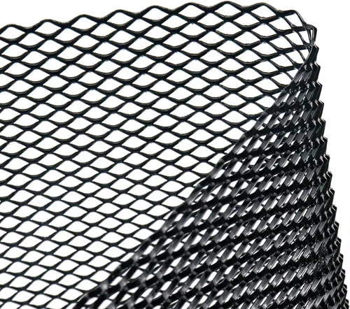Miniatura 4 de Modengzhe - Malla para parrilla de auto de 40 x 13 pulgadas, negra universal, malla de aleación de aluminio para rejilla de auto, rollo