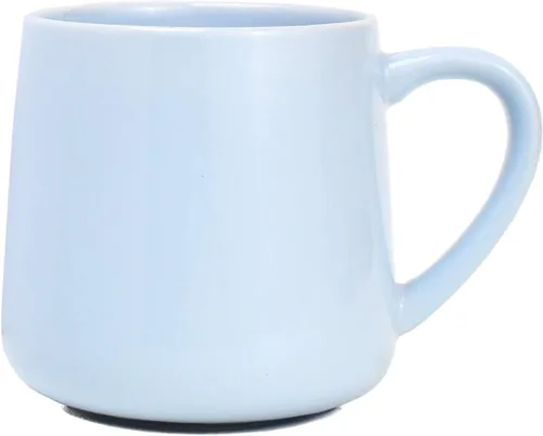 Miniatura 22 de Bosmarlin Juego de 2 tazas de café de cerámica brillante, taza de té para oficina y hogar, 18 onzas, adecuadas para lavavajillas y microondas