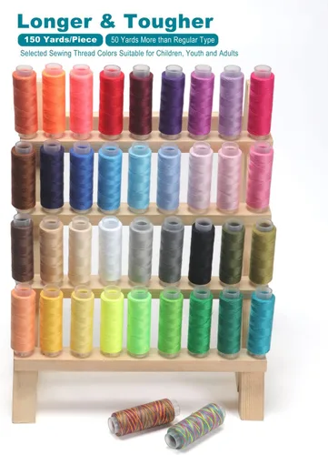Miniatura 7 de Cebelo - Kit de costura grande para adultos: 232 piezas de suministros de costura para reparación de emergencia de ropa cosida a mano para el hogar