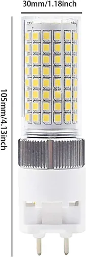 Miniatura 2 de Bombillas de halogenuros metálicos G12 de 16 W, base G12, bombilla LED de maíz de 100-277 V, bombilla de maíz bi-pines, lámpara de halogenuros