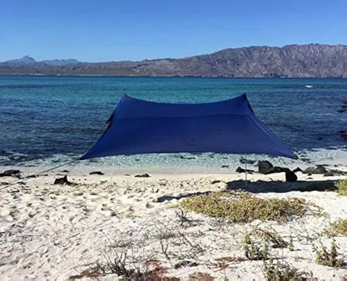 Miniatura 18 de Neso Tienda de Campaña Portátil para Playa Refugio Solar con Anclaje de Arena - Toldo Ligero de Sombra para Playa - Fácil Instalación para Salidas
