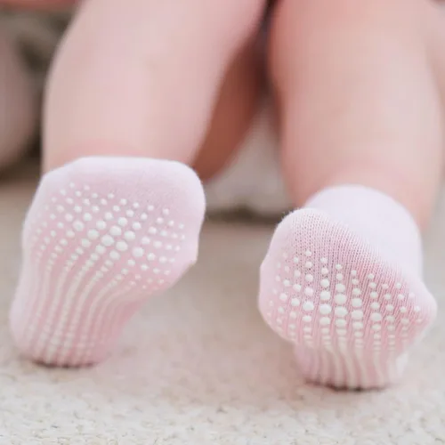 Miniatura 3 de Calcetines tobilleros antideslizantes Zaples para bebés con suelas antideslizantes para bebés, niños pequeños, niños y niñas