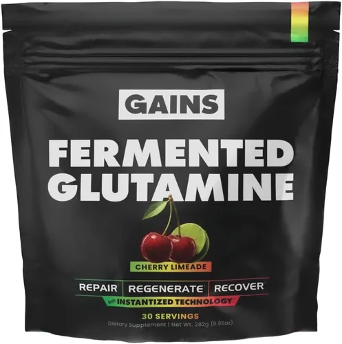 Ganancias en L-glutamina a granel, polvo de glutamina sin gluten para la recuperación muscular y el crecimiento, apoyo después del entrenamiento,
