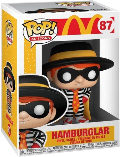 Miniatura 2 de Funko Iconos publicitarios: McDonald's - Hamburglar, multicolor, 3.75 pulgadas