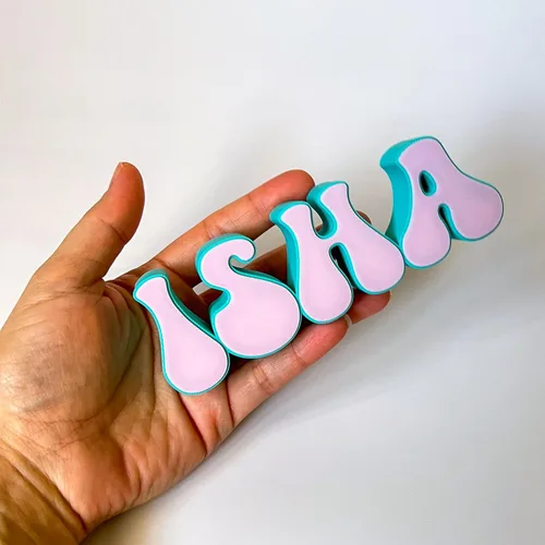 Miniatura 3 de Placa de nombre de escritorio personalizada, letrero de nombre impreso en 3D, placa de nombre personalizada, regalo personalizado para oficina