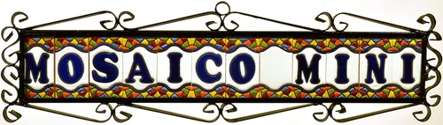 Miniatura 4 de Números de casa 3 pulgadas. Azulejos de números de casa pintados a mano para letreros, direcciones y nombres. Números de dirección para casas.