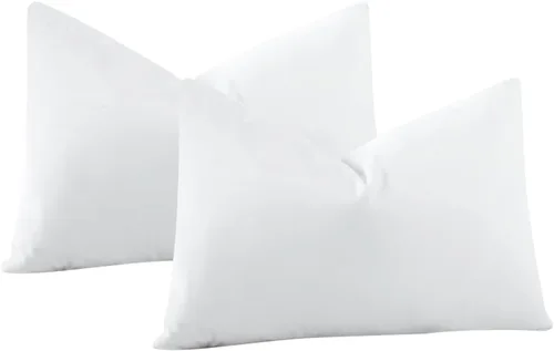 Miniatura 6 de OTOSTAR - Juego de 2 fundas de almohada de terciopelo, suaves, de estampado liso, para sofá y cama, de 16 x 24 pulgadas, fundas lumbares para Blanco