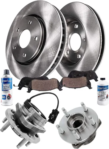 Miniatura 34 de Detroit Axle - Rotores de freno para Ford Mustang 2015 2016 2017 2018 2019 2020 2021 2022 2023 Rotores de freno de disco 2016 2017 2018 2019