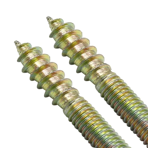 Miniatura 5 de Hitefu 20 piezas de pernos colgantes, tornillos dobles extremos M4 de 1" (25mm) de longitud, tornillo de espiga M4 para muebles de madera