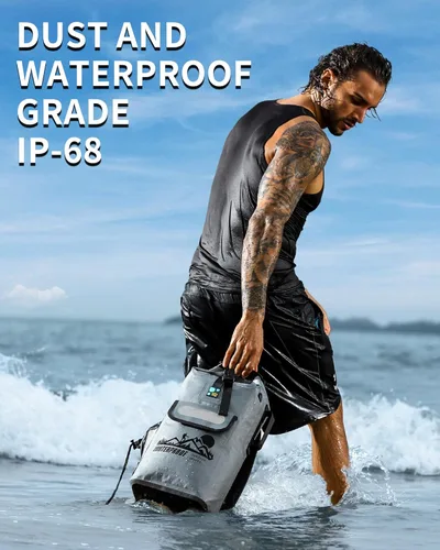 Miniatura 3 de Mochila Bolsa Seca IDRYBAG Gris