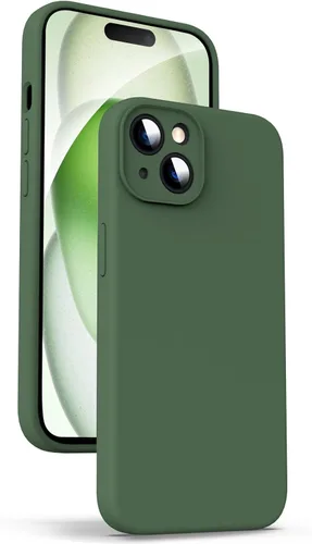 Miniatura 108 de Supdeal Funda de silicona líquida para iPhone 12 Pro Max, [protección de cámara] [antihuellas dactilares] [carga inalámbrica] Funda protectora de 4