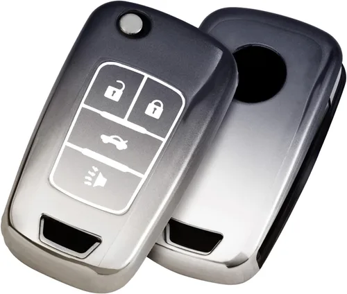 Miniatura 7 de ELOHEI Funda para llavero de Chevy, funda de TPU suave para Chevy Chevrolet Equinox Camaro Cruze Malibu Sonic Volt Park Impala Buick Encore Allure