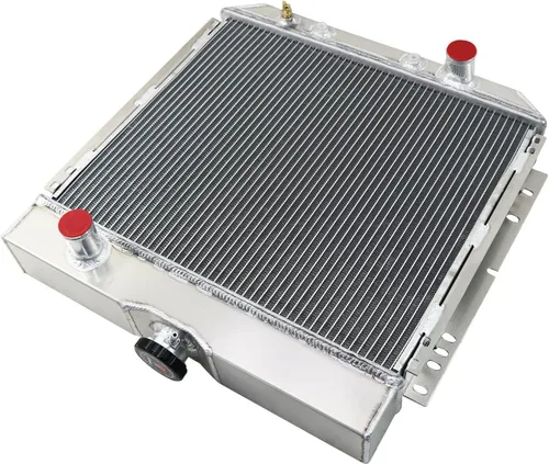 Miniatura 7 de Radiador de aluminio de 4 filas para Ford 1970-73 Maverick 1967-1970 Mustang 1971-1972 Mercury Comet 3.3L 4.1L 2.8L L6 Base de gas Grande 1968 1969