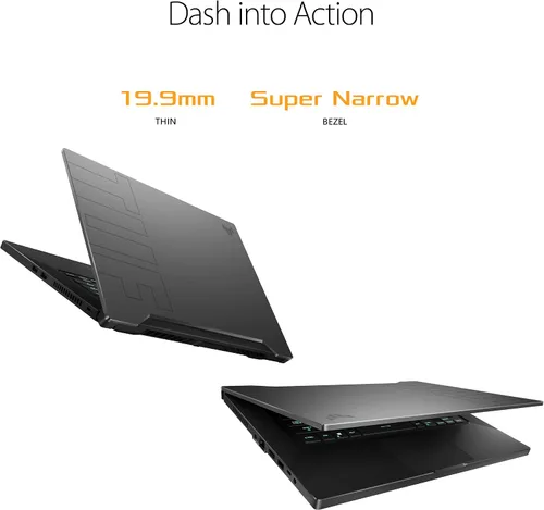 Miniatura 10 de ASUS TUF Dash 15 (2021) Ultra Slim Gaming Laptop, 15.6 pulgadas 144Hz FHD, GeForce RTX 3050 Ti, Intel Core i7-11370H, Memoria RAM DDR4 8GB, SSD NVMe