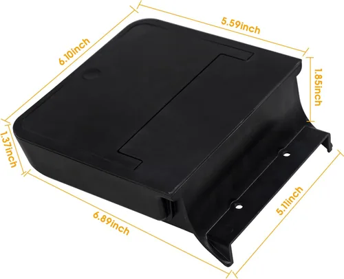 Miniatura 4 de Caja de almacenamiento oculta One-Touch para Jeep Wrangler JL JLU Gladiator JT 4XE 2018 2019 2020 2021 2022 2023 2024 2025 Accesorios 2/4 puertas