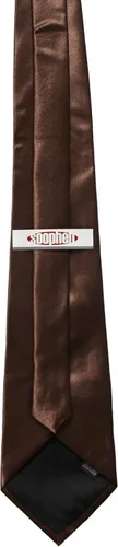 Miniatura 2 de Soophen corbata para hombre 3.75 pulgadas de color sólido
