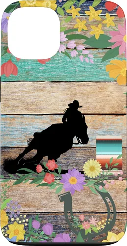 Miniatura 7 de Cute Serape Spring Flower Rodeo Western Horse Barrel Racing Case for iPhone 17