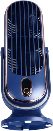 Miniatura 5 de Ventilador de mesa de torre de escritorio, ventilador de mesa silencioso, torre oscilante, ventilador de mesa con enchufe USB, ventilador de mesa