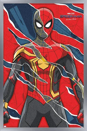Miniatura 8 de Trends International Marvel Spider-Man: No Way Home - Póster de pared triturado, 22.4 pulgadas de largo x 14.7 W, versión premium sin marco