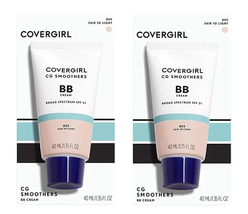 Miniatura 10 de COVERGIRL Smoothers - Crema BB ligera, 1 tubo (1.35 onzas), 810 tonos de piel claros a medios, crema BB hidratante con protección solar SPF 21