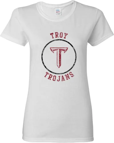 Miniatura 21 de NCAA - Camiseta para mujer, diseño de círculo envejecido, color del equipo, universidad