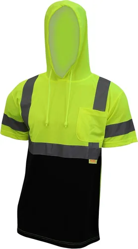 Miniatura 7 de New York Hi-Viz Workwear BFSH4511 - Camiseta de alta visibilidad clase 3, padres, Manga Larga Lima