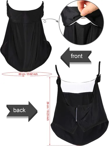 Miniatura 3 de 2 unidades unisex de protección solar para mujer, protección UV, bufanda facial para actividades al aire libre de verano