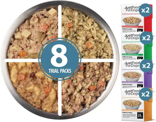 Miniatura 21 de JustFoodForDogs Pantry Fresh Wet Dog Food, Comida Completa para Perros o Complemento para Comida de Perros, Receta de Comida para Perros de Grado