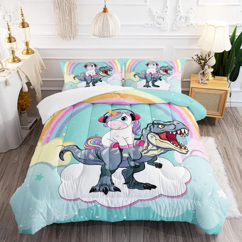 Miniatura 25 de Juego de edredón de tortuga con aguada oceánica, juego de ropa de cama de tortuga para cama individual, juego de cama con peces tropicales y vida