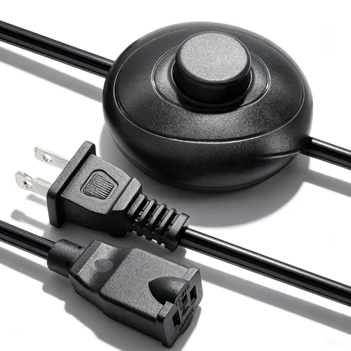 Miniatura 5 de Twidec /10A 250VAC momentáneo antideslizante plástico pedal interruptor SPDT NO NC manos libres negro interruptor de pie para CNC industrial con 3.3