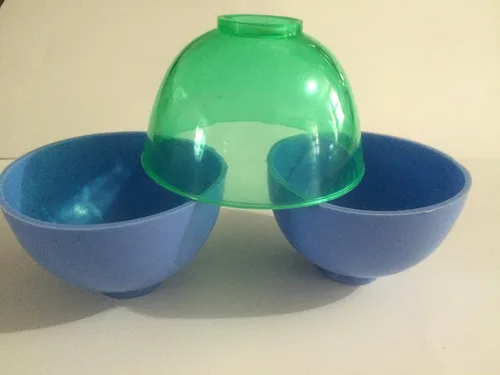 Miniatura 5 de Super Dental 6PCS Laboratorio Flexible Alginato Caucho Mezcla Color Tazón Tamaño Pequeño/Mediano/Grande