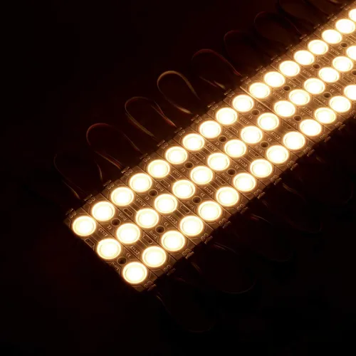 Miniatura 9 de 200 piezas DC12V Blanco 6500K Módulo de 3 LED de inyección 1.32W Luz trasera decorativa impermeable para cartel con letras, publicidad, carteles