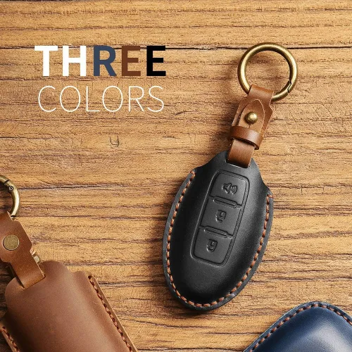 Miniatura 6 de Funda para llavero Nissan 350Z 370Z Altima Armada CIMA Cube Frontier Fuga GT-R Juke Kicks Lannia Latio Leaf Livina Infiniti Accesorios de coche