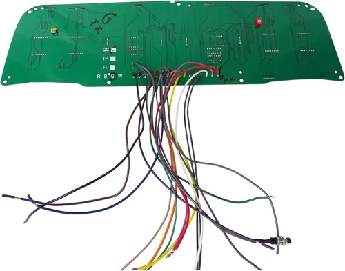 Miniatura 3 de Panel de medidor de repuesto digital LED compatible con camiones Chevy, actualización precisa y elegante del tablero (blanco)