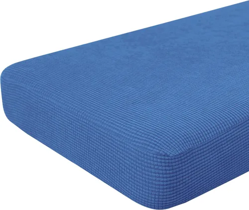 Miniatura 113 de Hokway Fundas de cojín elásticas para sofá Fundas de cojín para sofá Fundas de cojín de asiento de sofá Funda protectora de cojín(Chocolate, Mediano)