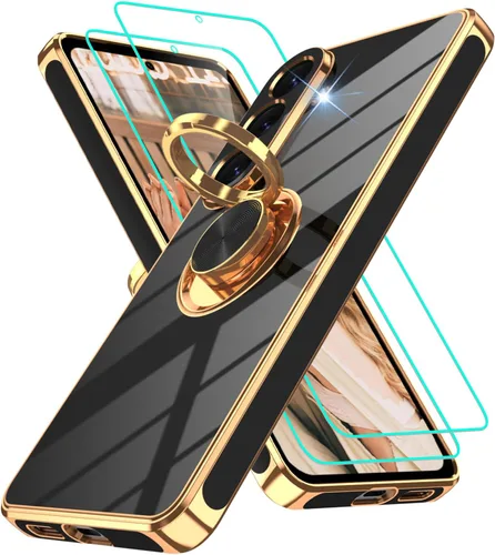 Miniatura 175 de Gritup Funda para Samsung Galaxy A14 5G: Funda Samsung A14 con 2 Protectores de Pantalla, Soporte de Anillo con Rotación 360°, Soporte Magnético