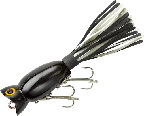Miniatura 14 de Arbogast Hula Popper - Señuelo de pesca para lubina de agua superficial Vientre blanco de rana